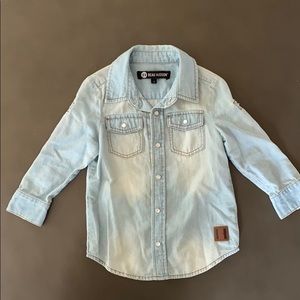 Beau Hudson - Chambray Denim Shirt (size 12 month)
